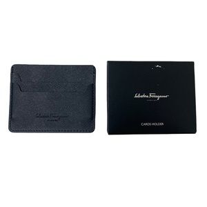 New: Salvatore Ferragamo Parfums Recycled Leather Card Holder